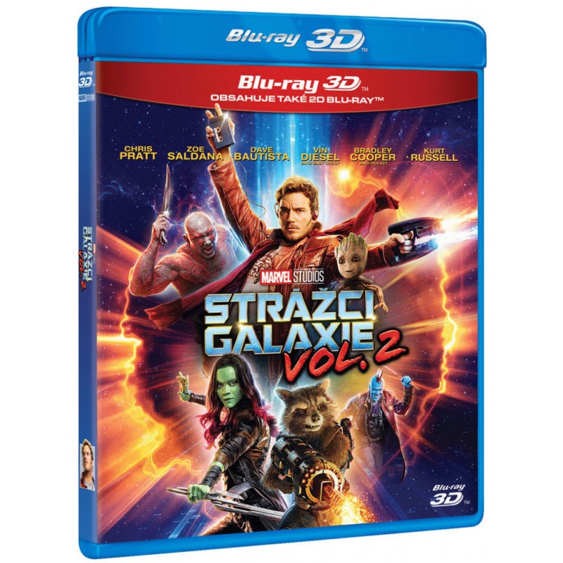 BluRay 3D Strážci Galaxie 2 - 2BD(3D+2D)