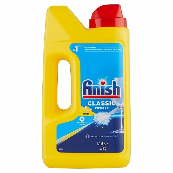 Finish Classic prášok do umývačky riadu Lemon Sparkle 1,2 kg