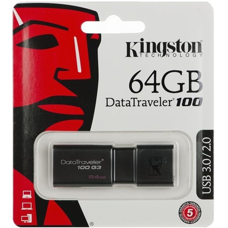 KINGSTON DT 100 G3 64GB flashdisk