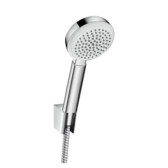 Hansgrohe Crometta 100 vaňový set 1jet s držiakom a hadicou 1,25m biela/chróm, 26664400