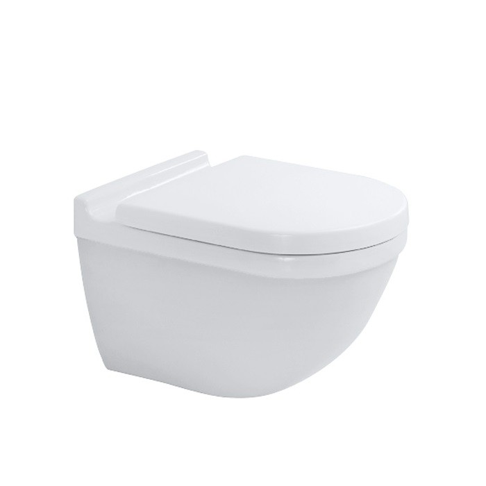 DURAVIT Starck 3 - závesné WC s Rimless 36x54 cm, biela 2527090000
