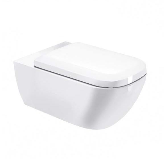 DURAVIT misa WC závesná HAPPY D.2 36,5 x 62 Rimless biela s upevnením Durafix 2550090000