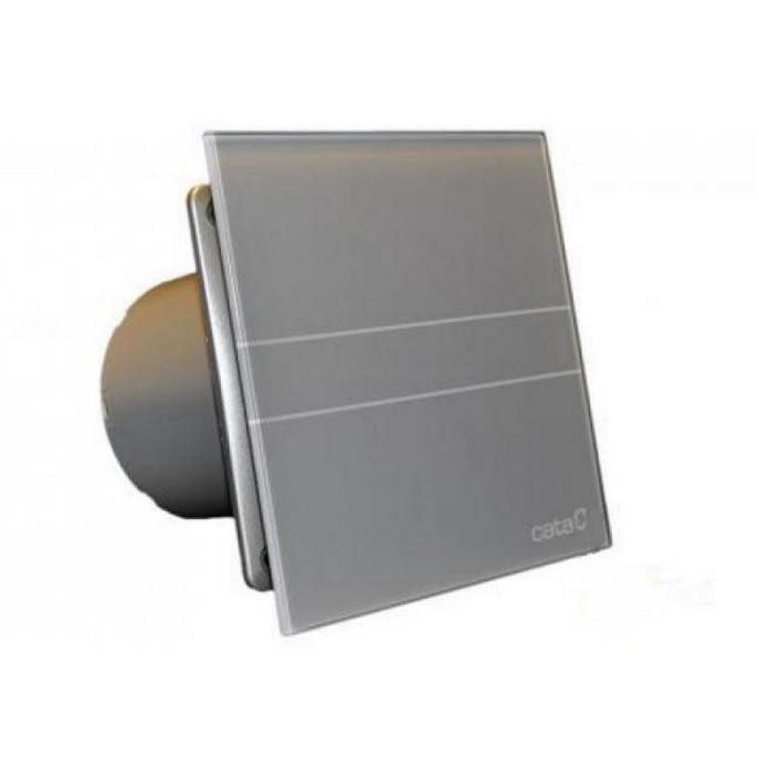 CATA E-100 GS kúpeľňový ventilátor, sklo, Silver, 00900400