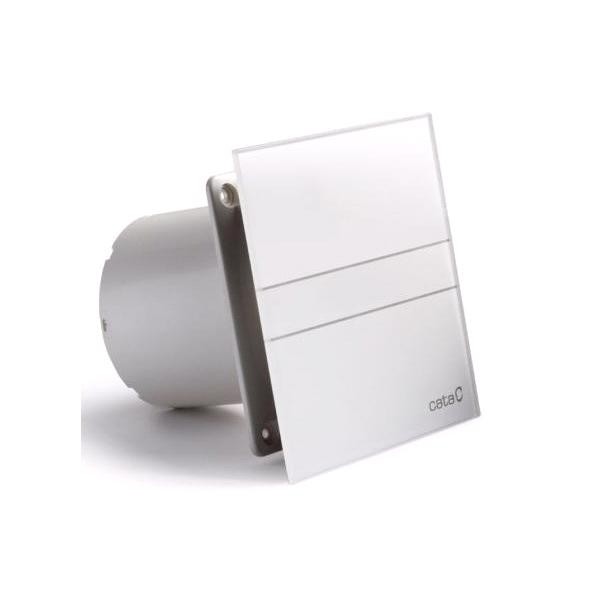 CATA E-120 G kúpeľňový ventilátor, sklo, biely 00901000