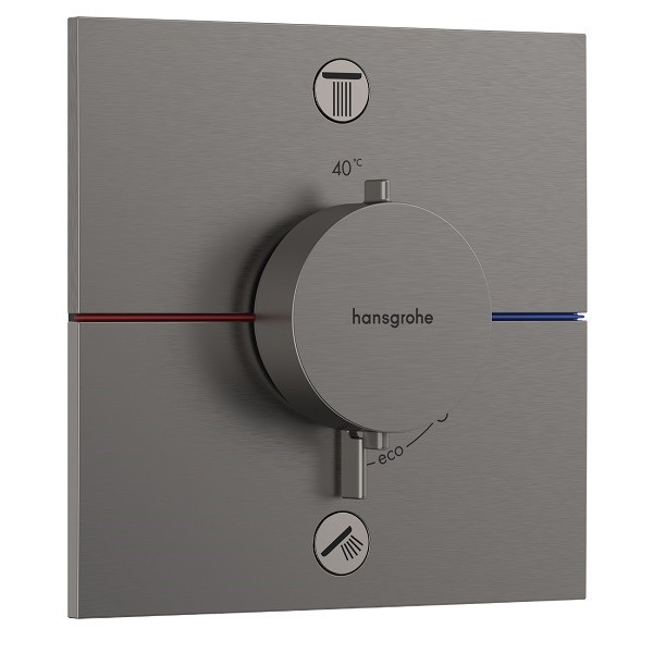 HANSGROHE ShowerSelect Comfort E batéria vaňová podomietková termostatická pre 2 spotrebiče so zabudovanou bezpečnostnou kombin