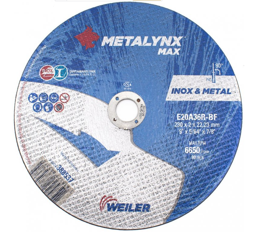 WEILER METALYNX 230x1,9 oceľ / inox kotúč brúsny
