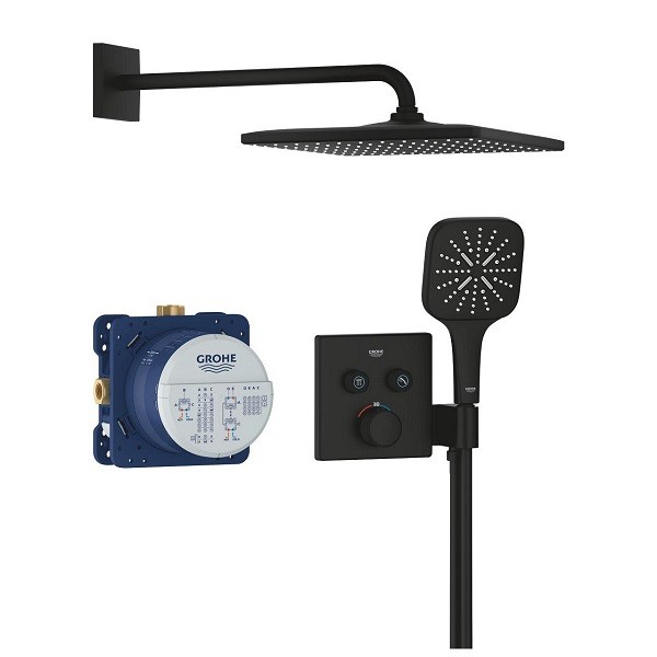 GROHE Professional Rainshower SmartControl Mono 310 systém sprchový podomietkový termostatický phantom black 34865KF0
