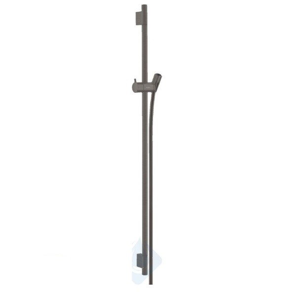 Hansgrohe Unica´S Puro sprchová tyč 90 cm so sprchovou hadicou kartáčovaný čierny chróm, 28631340