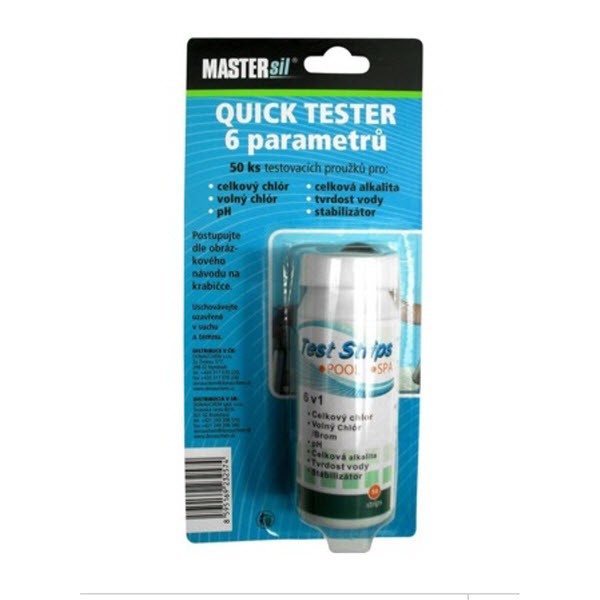 MASTERsil tester quick papierky 6 parametrov