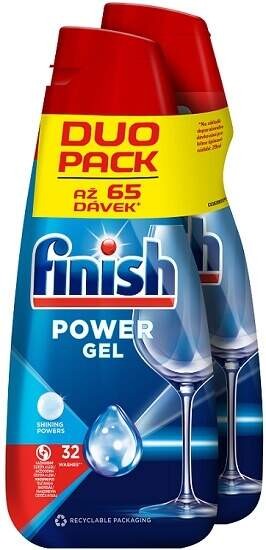 Finish power gél do umývačky 2x650ml
