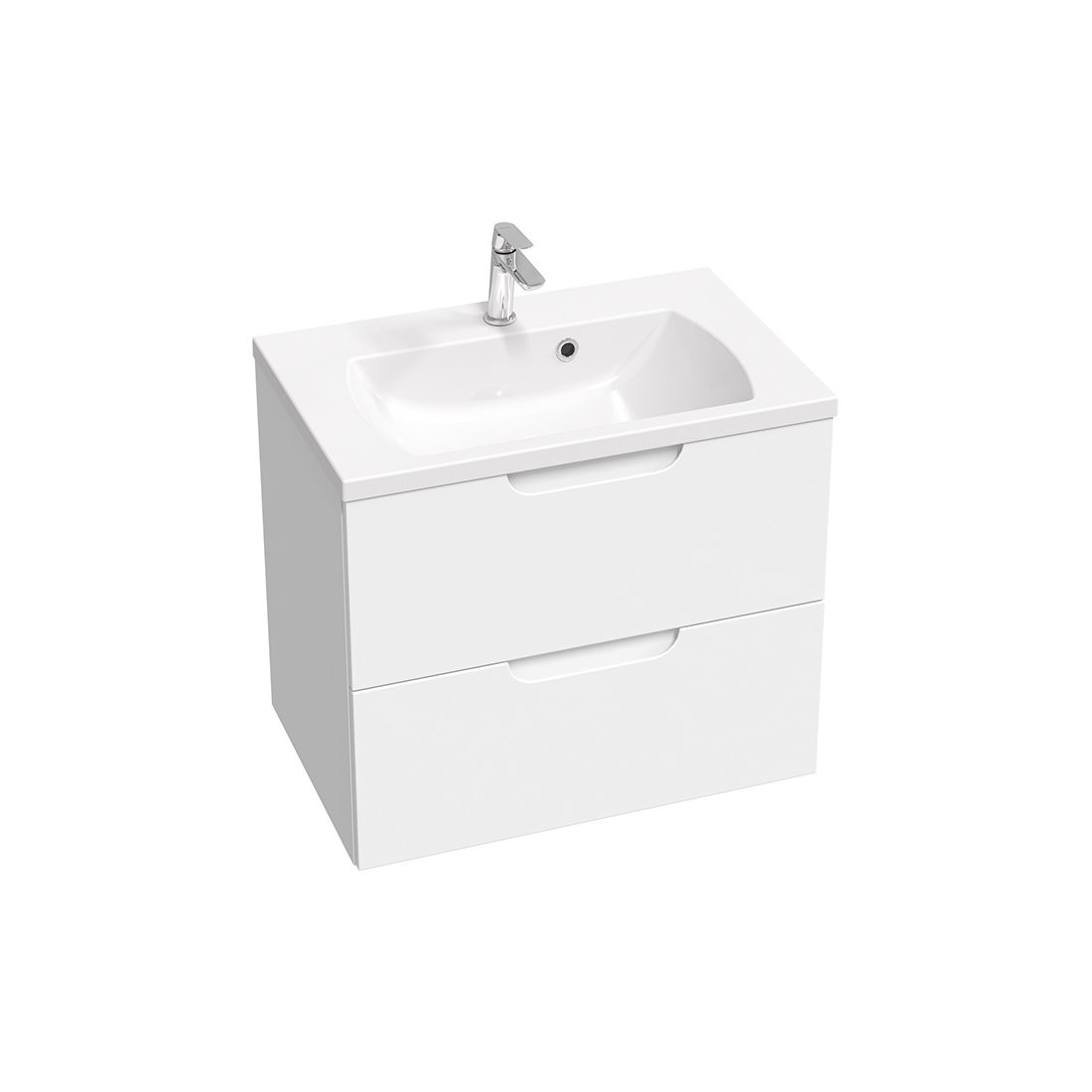RAVAK Classic ll skrinka pod umývadlo 69 x 45 x 58 cm biela/biela, X000001478