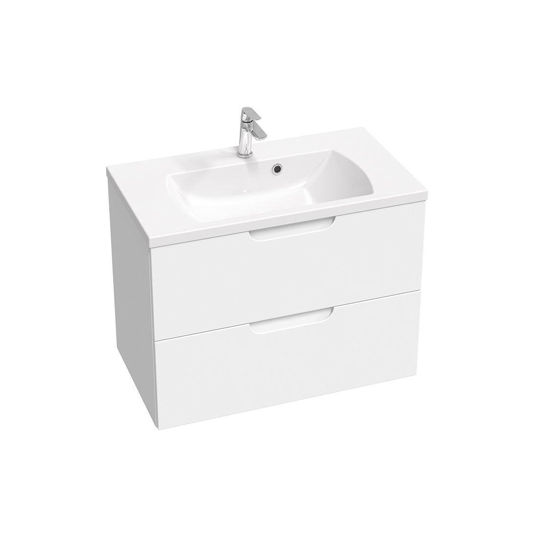 RAVAK Classic ll skrinka pod umývadlo 79 x 45 x 58 cm biela/biela, X000001480