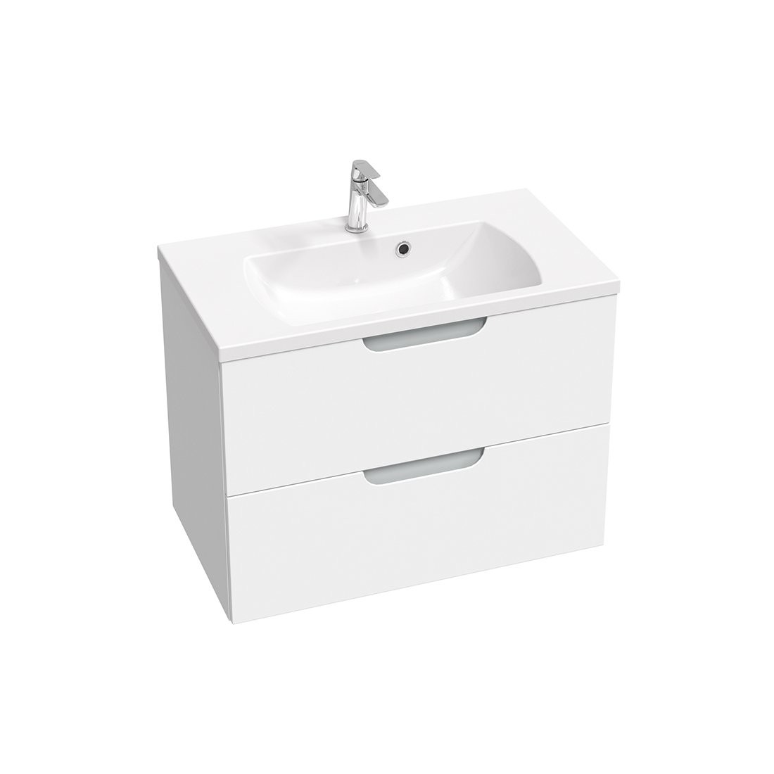 RAVAK Classic ll skrinka pod umývadlo 79 x 45 x 58 cm biela/šedá, X000001481
