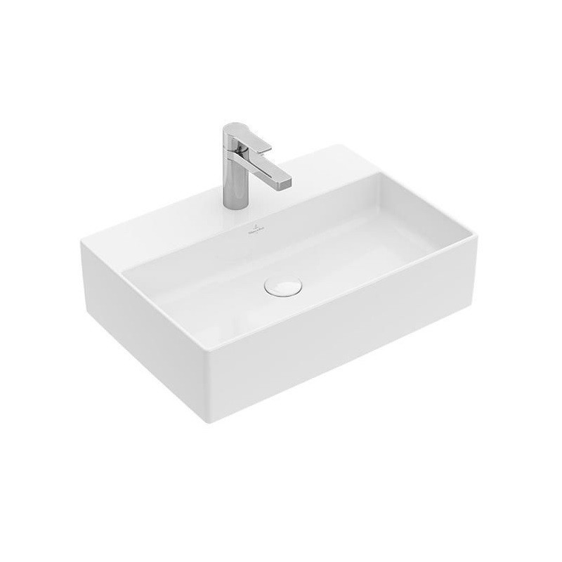 VILLEROY & BOCH Memento 2.0 umývadlo 50 x 42 cm s 1-otvorom pre batériu biela 4A0751R1 - ROZBALENÝ TOVAR