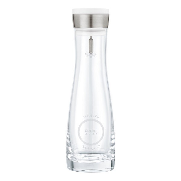 Grohe Blue sklenená karafa 1000ml s nerezovým viečkom 40405001
