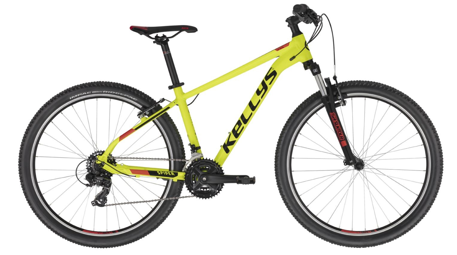 KELLYS SPIDER 10 Neon Yellow XS 26" 2024