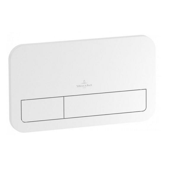 VILLEROY & BOCH ViConnect WC tlačítko 200S biele lesklé 92249068