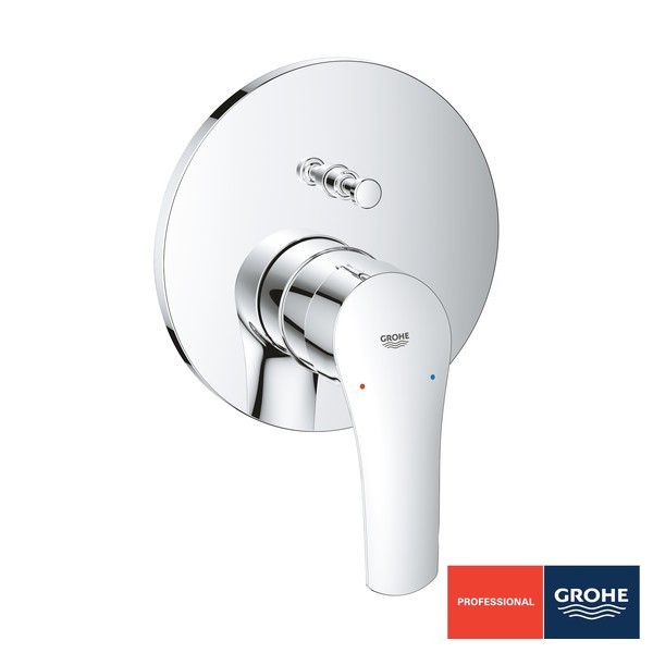 GROHE Eurosmart páková batéria s 2-smerným prepínačom pod omietku, chróm 24043003