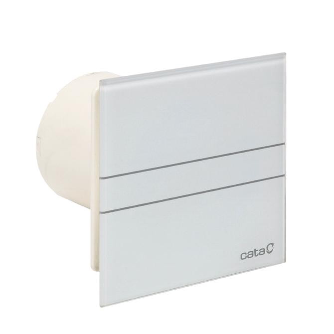 CATA E-100 G ventilátor kúpeľňový Standard, biely sklenený čelný kryt 00900000