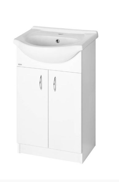 skrinka umývadlová s umývadlom SIMPLEX ECO 50 47x83,5x29cm