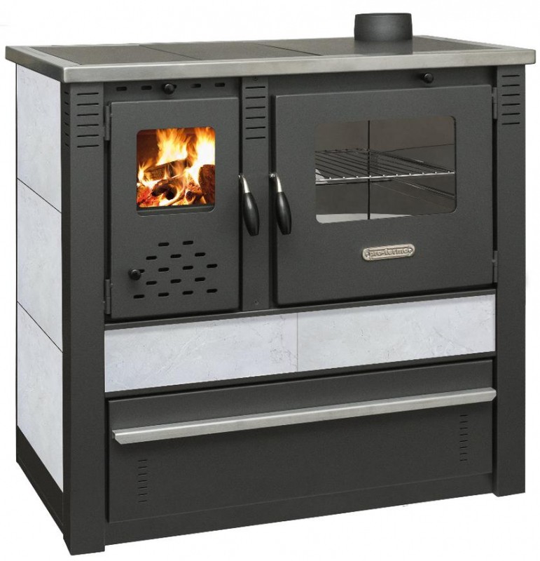 Strend Pro sporák na tuhé palivo Pro PANONIA, biely, pravý vývod