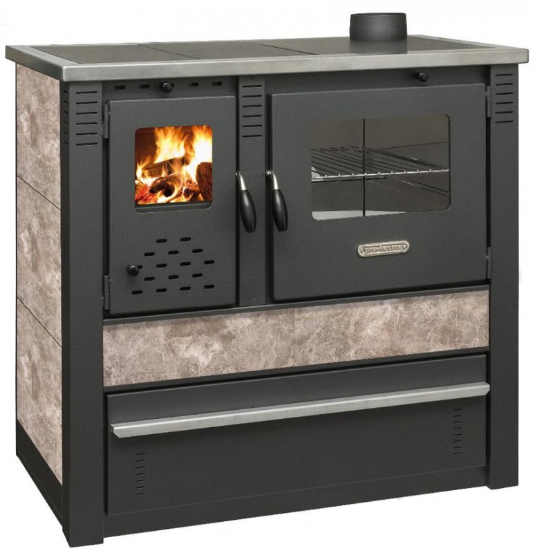 Strend Pro sporák na tuhé palivo Pro PANONIA, mocca, pravý vývod