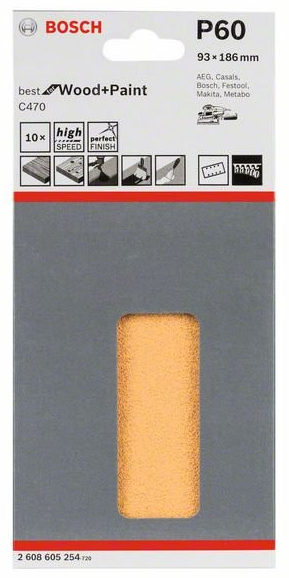 BOSCH 93x186 z60/10ks brusivo