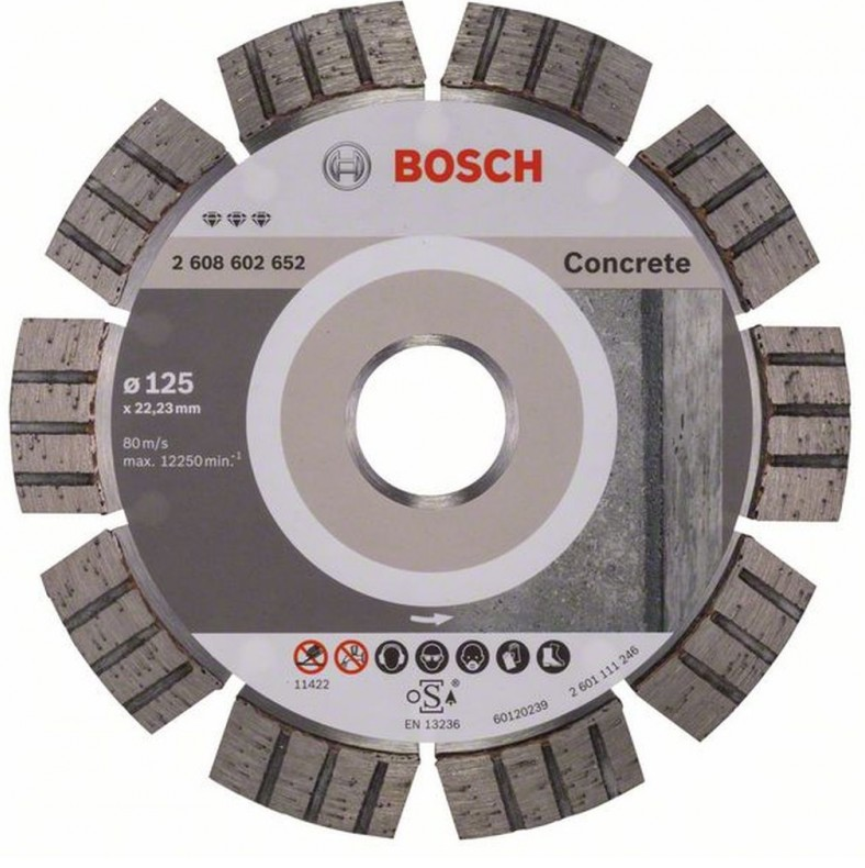 BOSCH 125 mm segment Best kotúč dia