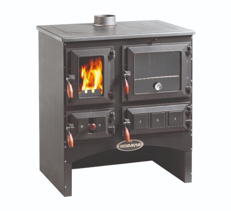KVS Moravia Sporák na pevné palivo typ 9170 Oliver zadný-horný
