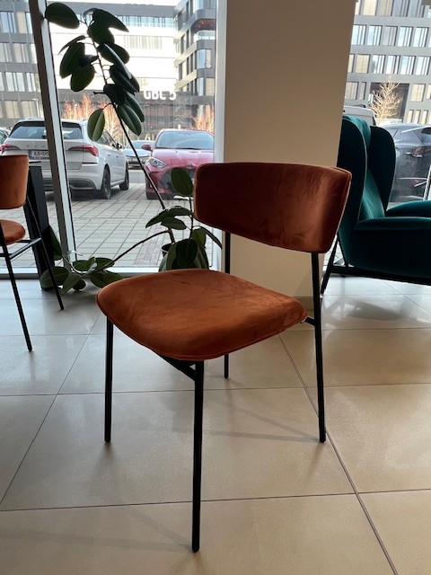 Calligaris jedálenská stolička Fifties červená - ROZBALENÝ TOVAR