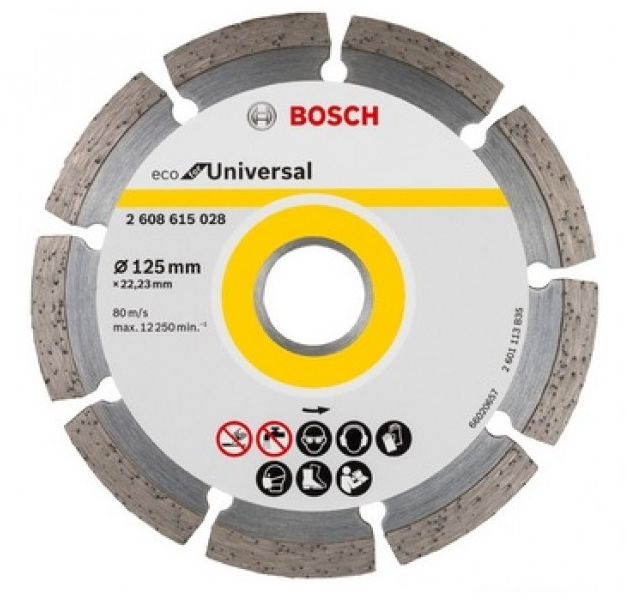 BOSCH 125 mm segment kotúč dia