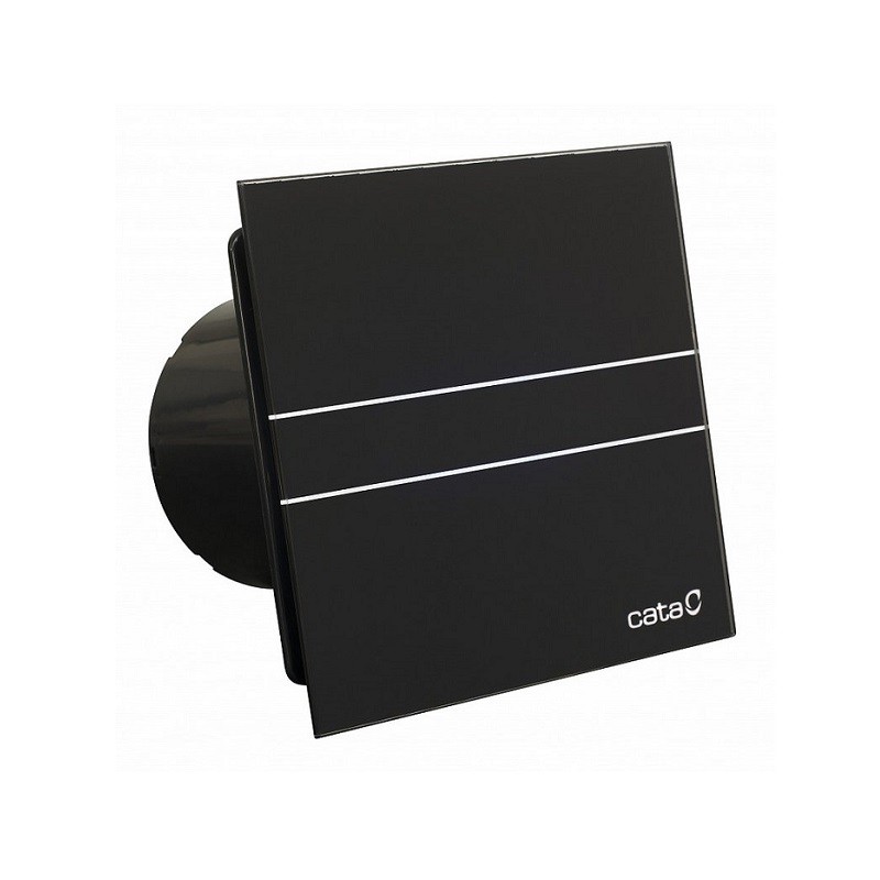 Cata E-100G kúpeľňový ventilátor, čierny sklenený kryt 00900402