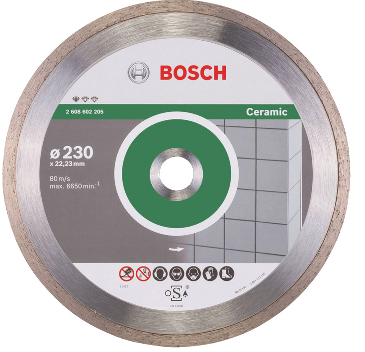 BOSCH 230 mm hladký kotúč dia