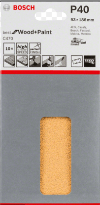 BOSCH 93x186 z40/10ks brusivo