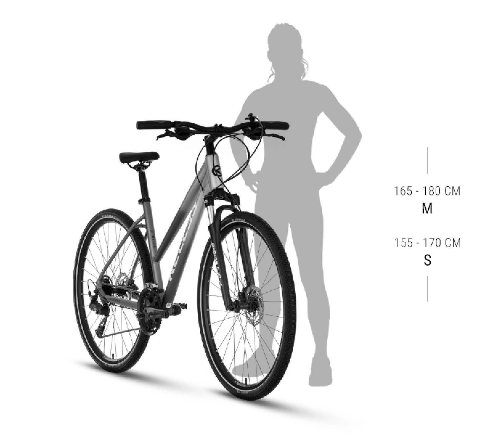 KELLYS Pheebe 30 bicykel crossový Rose Gold S 28" + prilba DYNAMIC II rose gold S/M (52-55 cm)