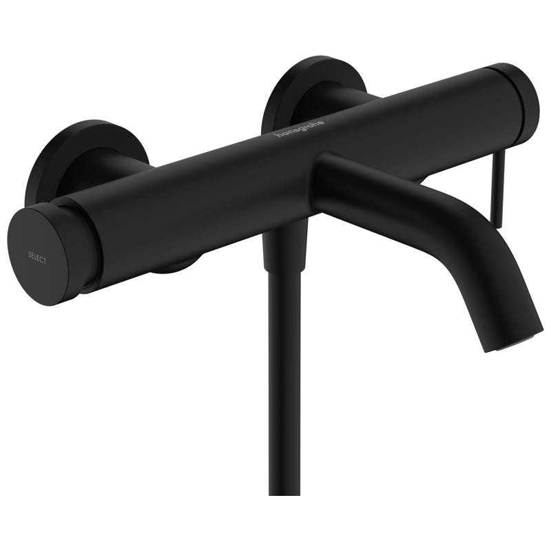 Hansgrohe Tecturis S vaňová batéria s prepínacím tlačidlom Select matná čierna 73422670