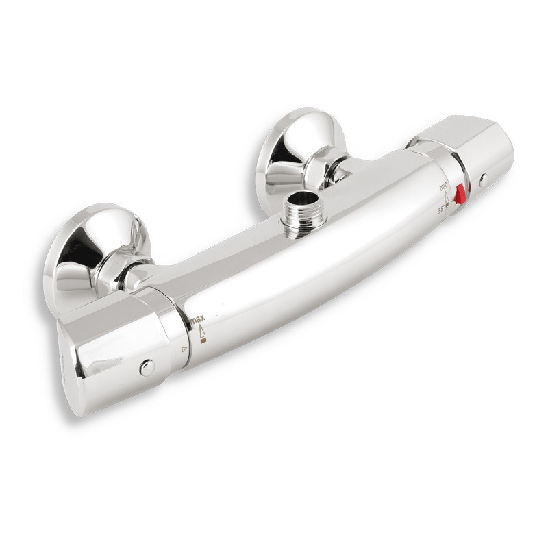 NOVASERVIS Metalia 57 nastenná sprchová termostatická batéria chróm 57963/1,0