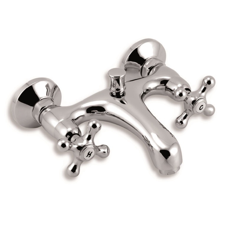 NOVASERVIS TITANIA RETRO II vaňová nastenná batéria bez príslušenstva 150mm chróm 99120/1,0