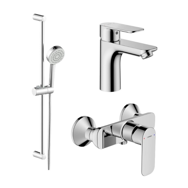 HANSA Basic sprchová batéria nástenná chróm 55450103