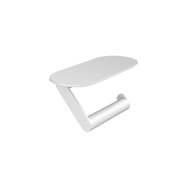 Hansgrohe WallStoris držiak toaletného papiera s poličkou matná biela 27928700 - ROZBALENÝ TOVAR