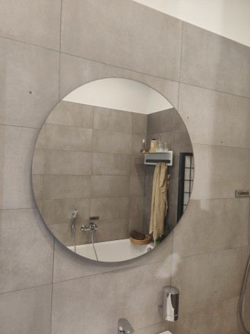 SALGAR Moon zrkadlo 80 cm okrúhle 83963 - ROZBALENÝ TOVAR