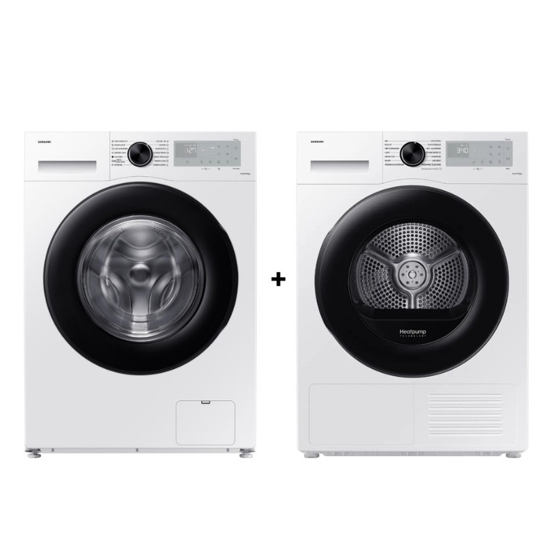 SAMSUNG SET práčka WW90CGC04DAHLE + sušička bielizne DV90DG52A0AHLE