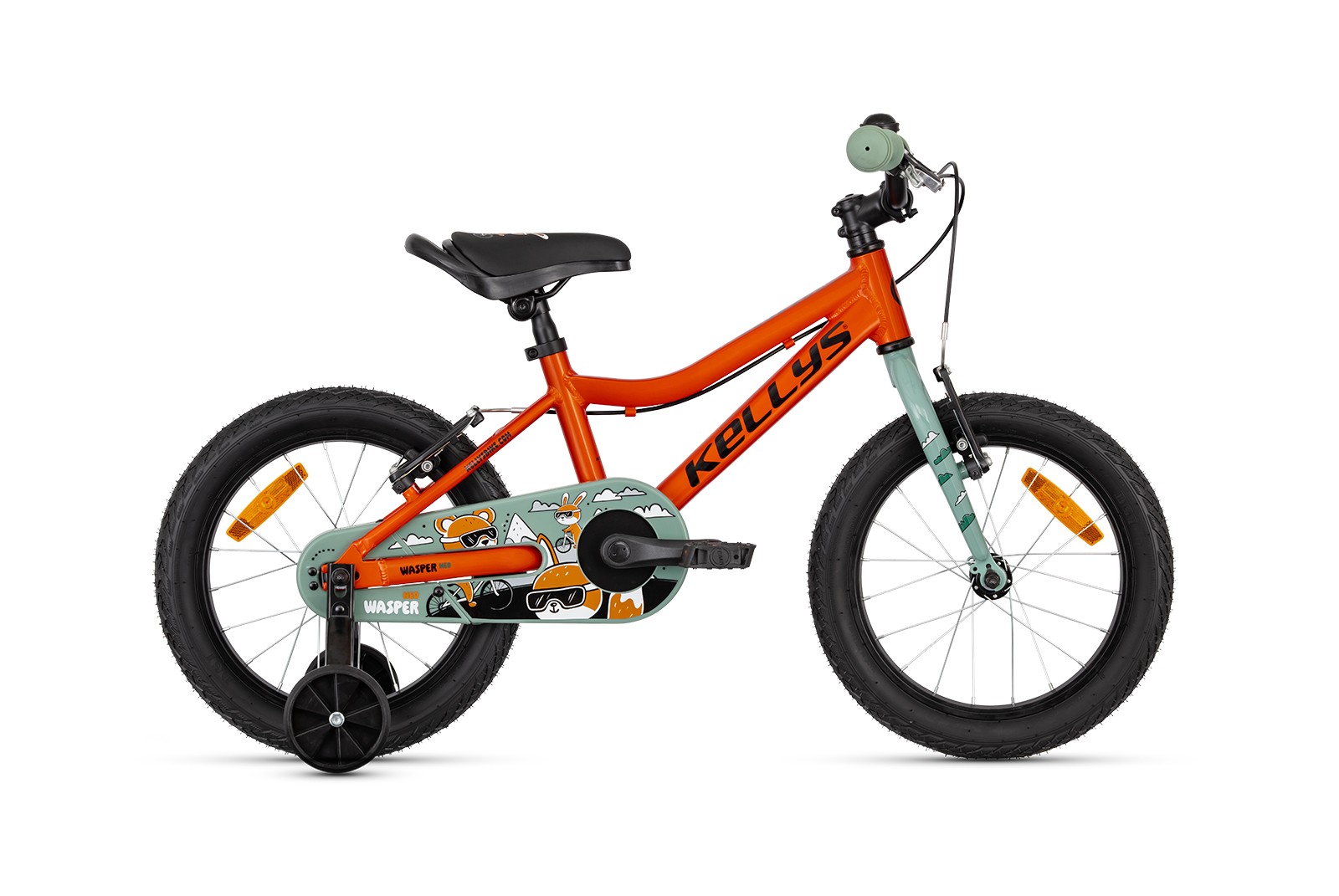 Detský bicykel KELLYS Wasper Neo Orange 16" 2026 (105 - 120cm)