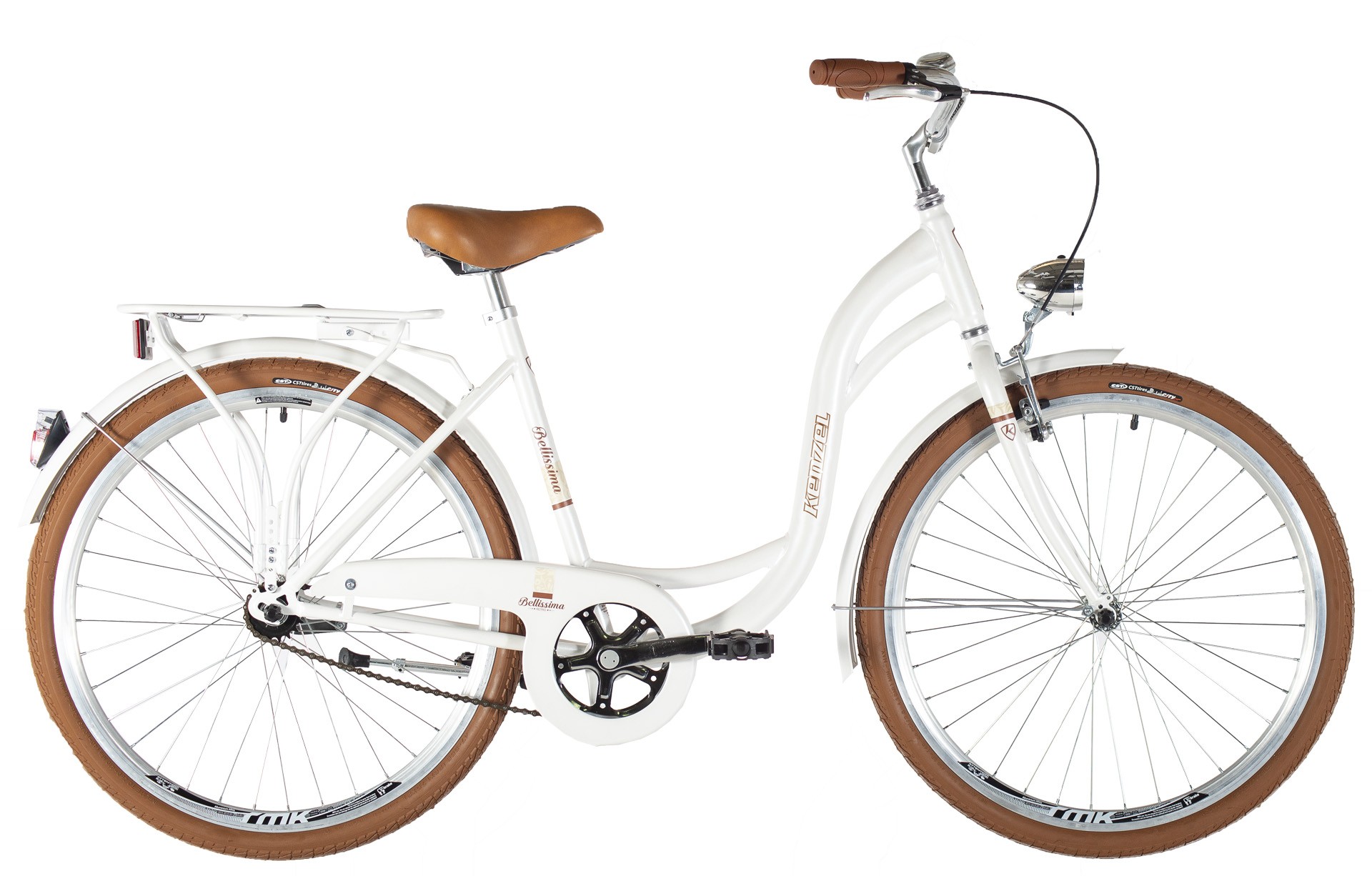 Mestský bicykel KENZEL BELLISSIMA Ceremony 1spd white 26" 2026