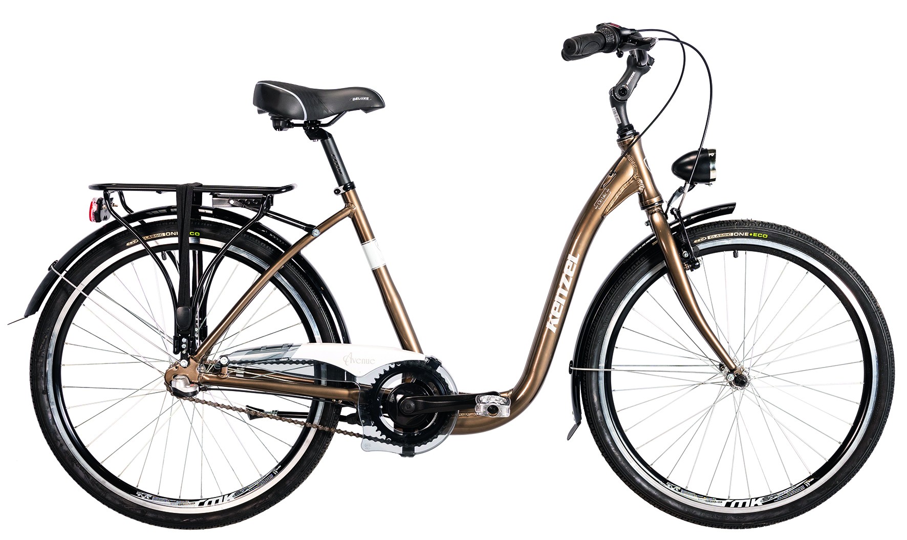 Mestský bicykel KENZEL AVENUE Classic 3spd Brown 26" 2026