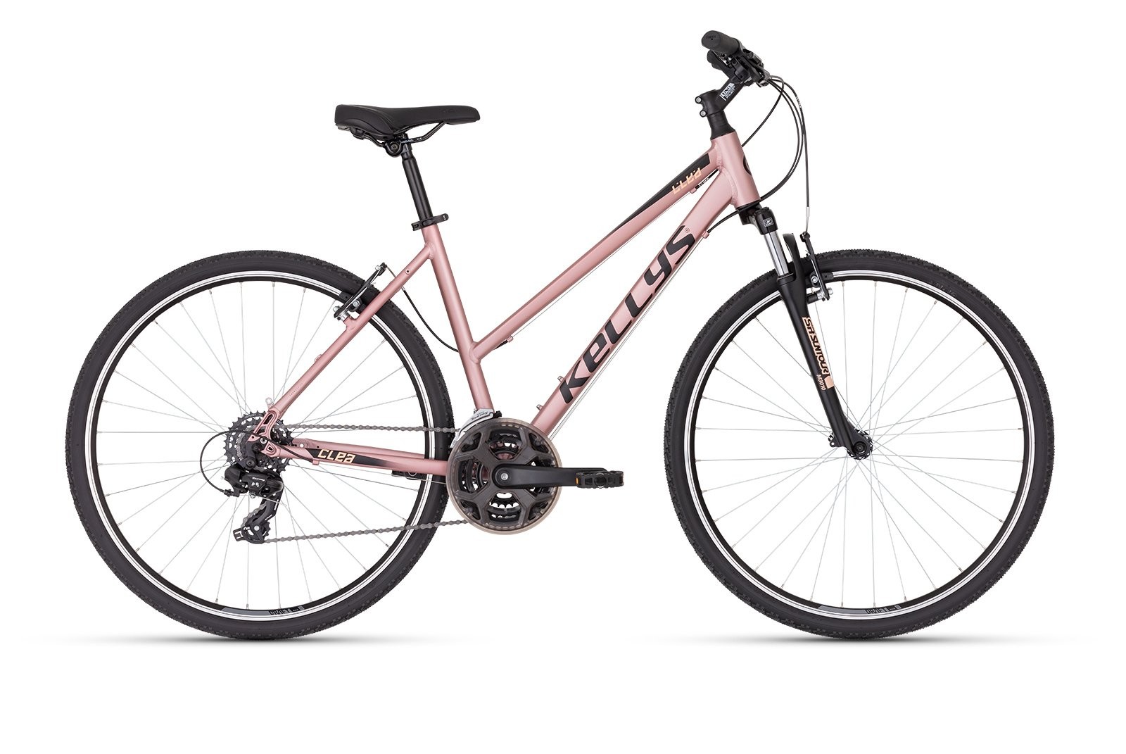 Dámsky crossový bicykel KELLYS Clea 10 Rose Gold S 2026