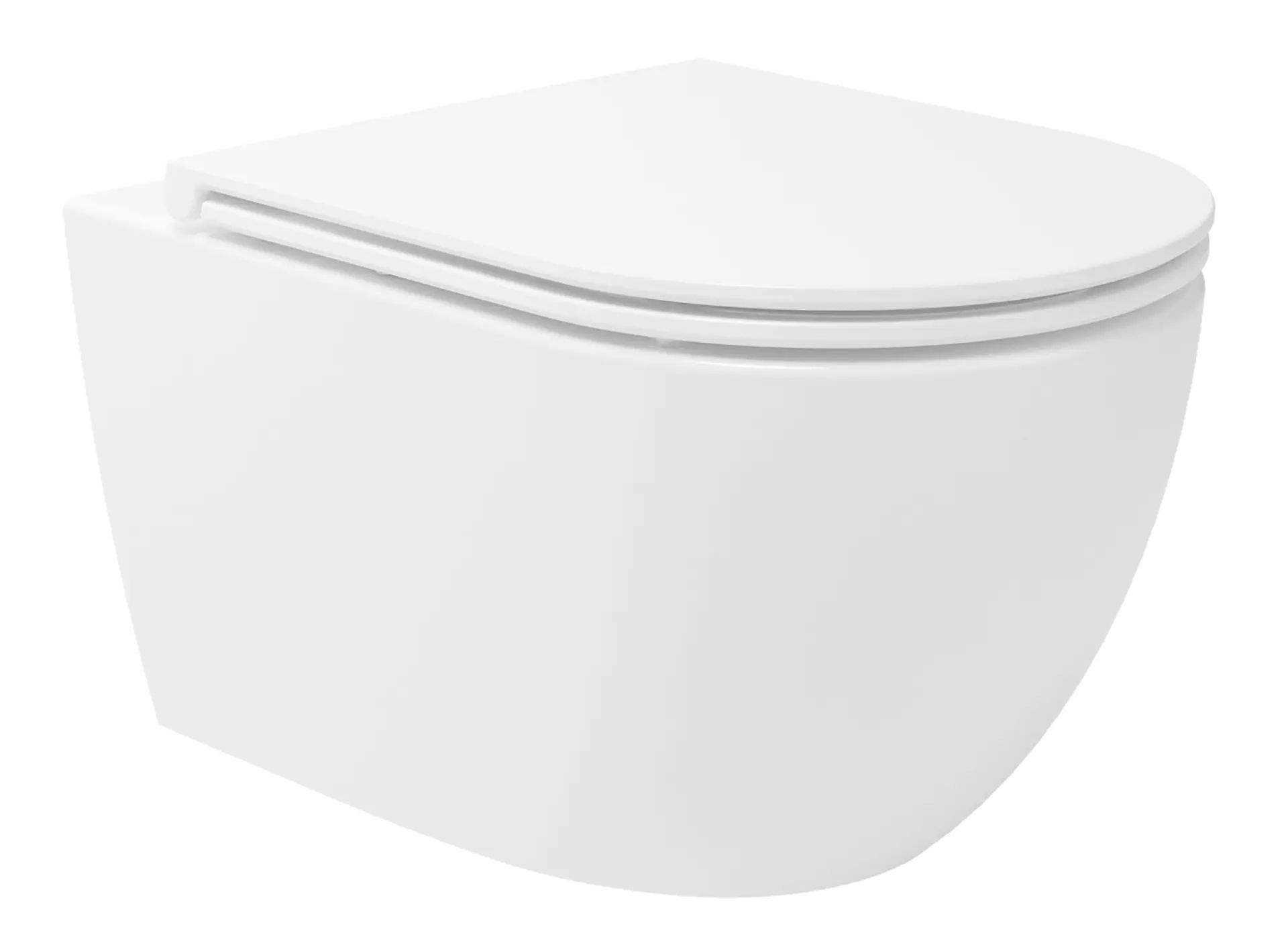 MYBATH Dee závesné WC s doskou SoftClose, Vortex Rimless, biela, 460261