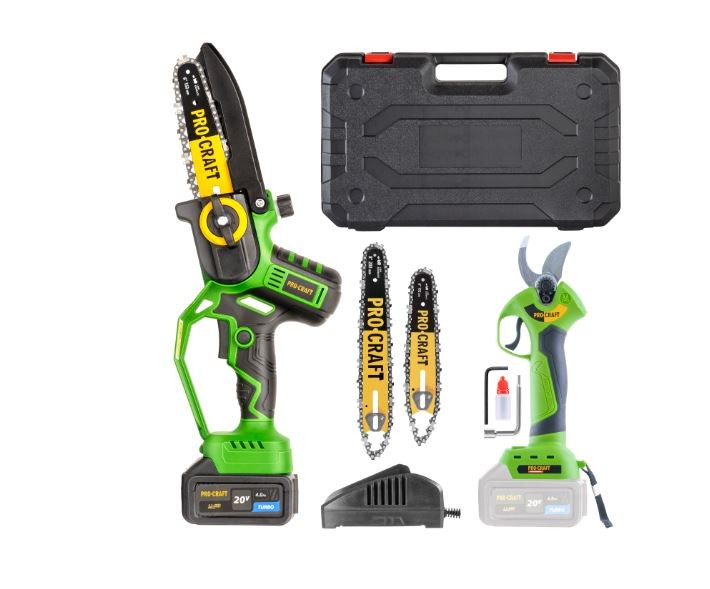 píla akumulátorová a nožnice PROCRAFT