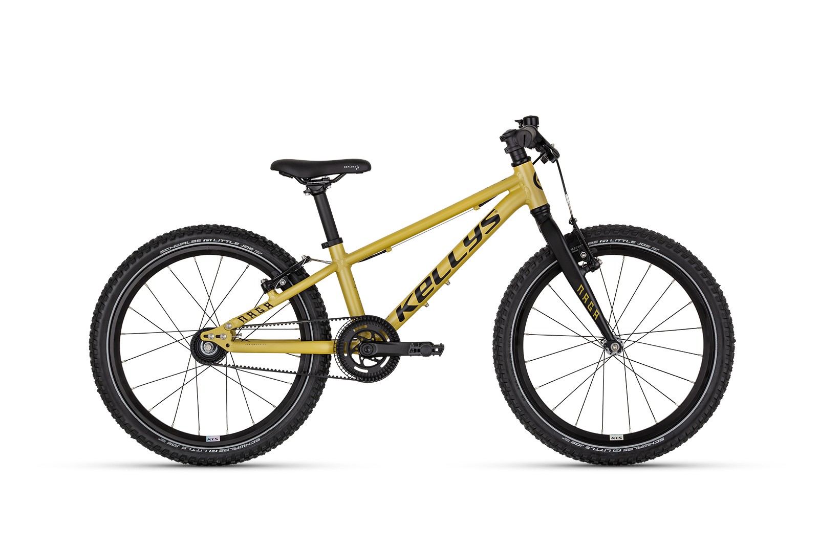 Detský bicykel KELLYS Naga Air Belt Yellow 20" 2026