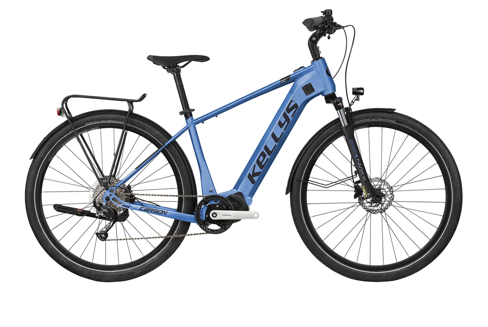 Pánsky elektrický trekingový KELLYS E-Carson 30 SH XL Blue 28" 725Wh 2026